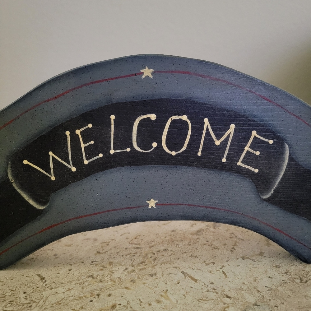 Country Style Welcome Sign - Picture 3 of 5